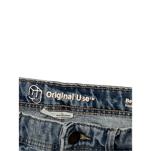 Original Use Loose Baggy Blue Jeans Mens 32x32 - Picture 3 of 5